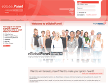 Tablet Screenshot of eglobalpanel.com